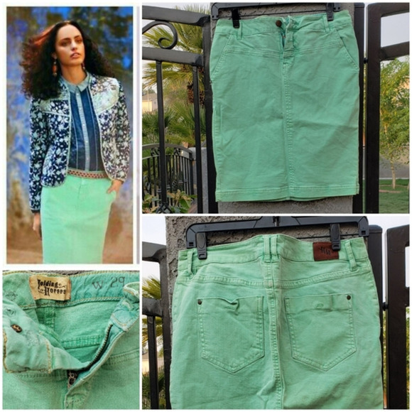 Holding‎ horses pencil jean skirt - Picture 1 of 4
